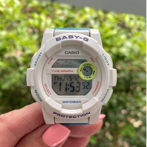 Casio Baby-G G-Lide BGD180FB-7 Tide Graph World Time Digital Women's Watch